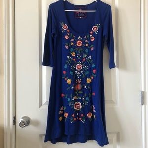Johnny Was Embroidered Dress